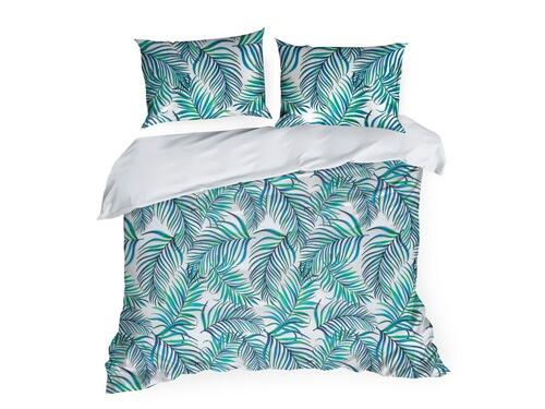 Obliečky na posteľ z mikrovlákna - Palms 2, prikrývka 140 x 200 cm + 2x vankúš 70 x 80 cm